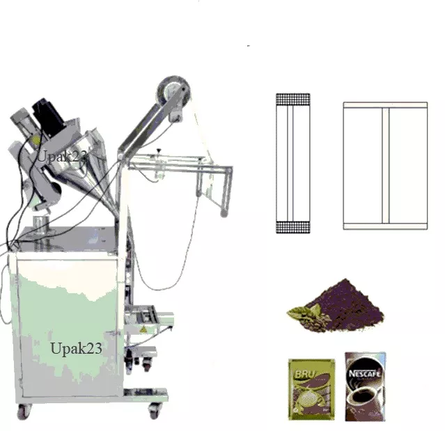 Фасовочно-упаковочный автомат со шнековым дозатором (пакет-подушка)