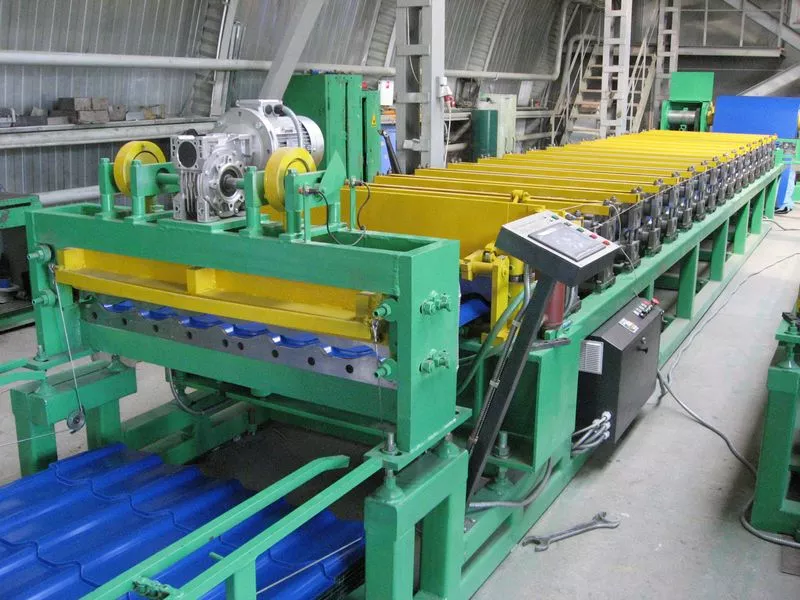 Профилегибочное оборудование для производства металлочерепицы «Монтеррей»