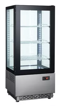 Витрина холодильная барная объемом 78 л с распашной дверью, с 3 полками, с подсветкой Koreco