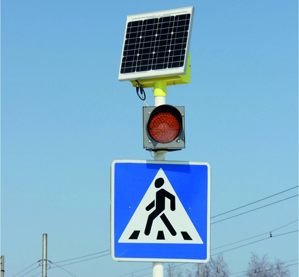 В Томске появился «светофор-электростанция»