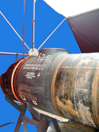 Палатка сварщика «Шатер 1020»,  Укрытие для сварки трубопроводов диаметром 426-1420 мм