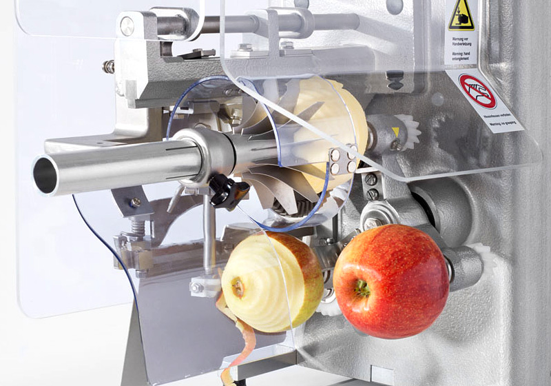 Машина для чистки, нарезания, удаления сердцевины яблок
