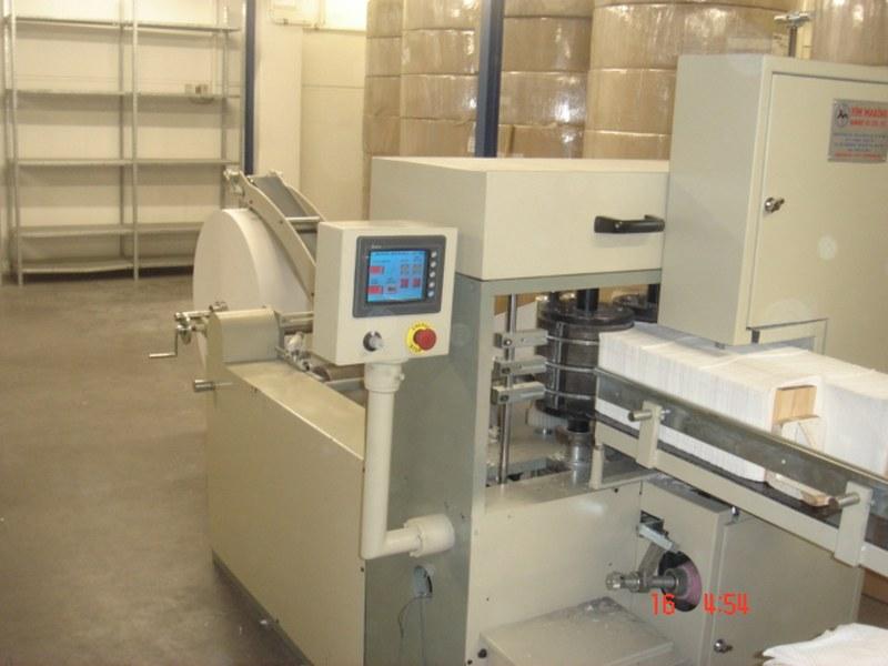 Автоматическая машина для производства салфеток бумажных