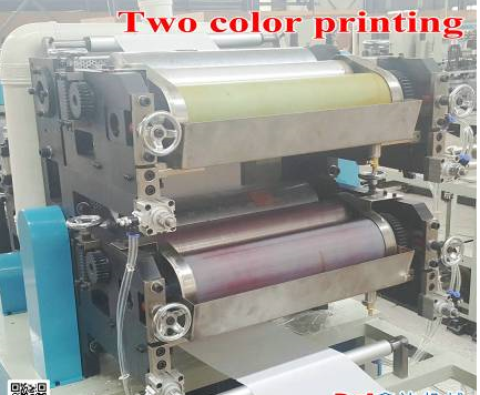 Станок для производства бумажных салфеток 2 цвета печати