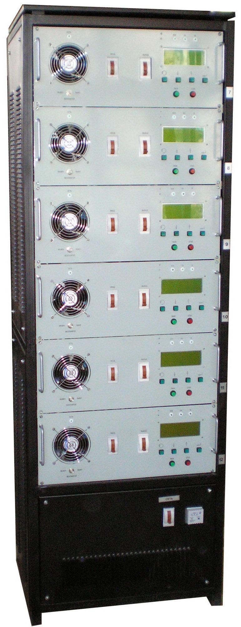Зарядно-разрядное устройство 6ти канальное автоматизированное