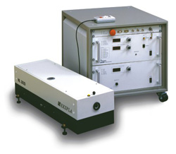 Наносекундные Nd:YAG-лазеры с модулятором добротности со сдвоенными импульсами для PIV (измерение скорости по изображениям частиц)