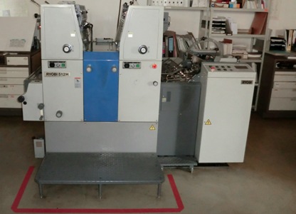 Двухкрасочная листовая офсетная печатная машина Ryobi 512 H