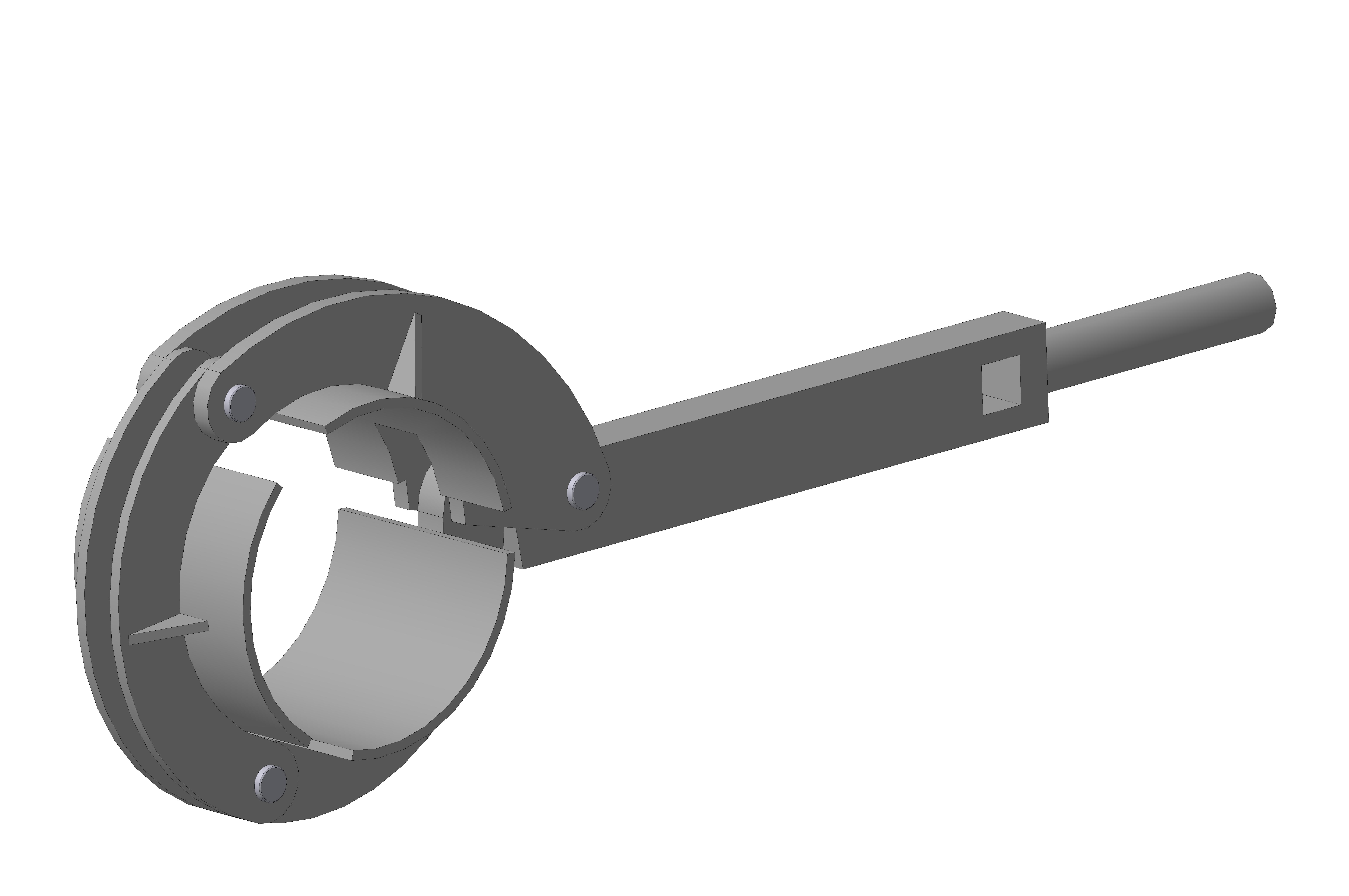 Трубный шарнирный фрикционный ключ