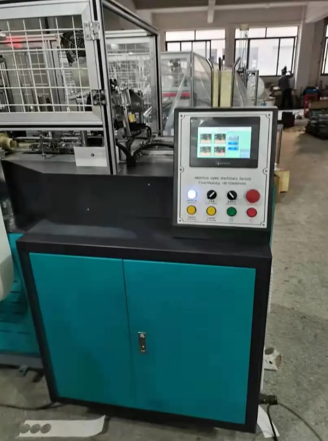 Автоматическая машина для производства одноразовых бумажных стаканчиков с ультразвуком