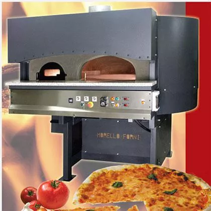 Дровяная печь для пиццы c вращающимся подом