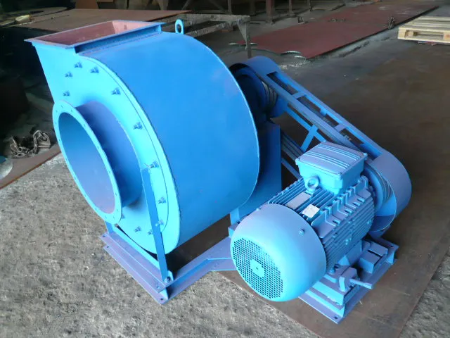 Промышленный пылевой вентилятор для пневмотранспорта