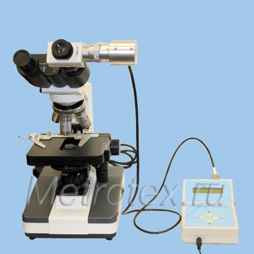 Автоматизированная система измерения толщины волокна с микроскопом