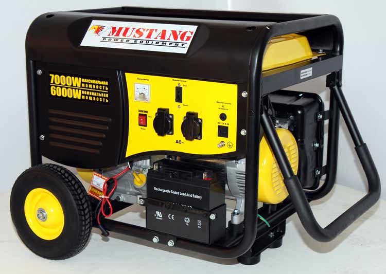 Электрогенераторы Mustang мощностью 6 кВт