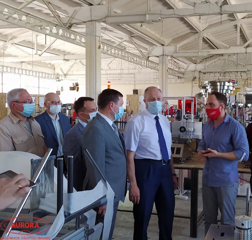 Завод «АВРОРА» посетил губернатор Саратовской области В. В. Радаев