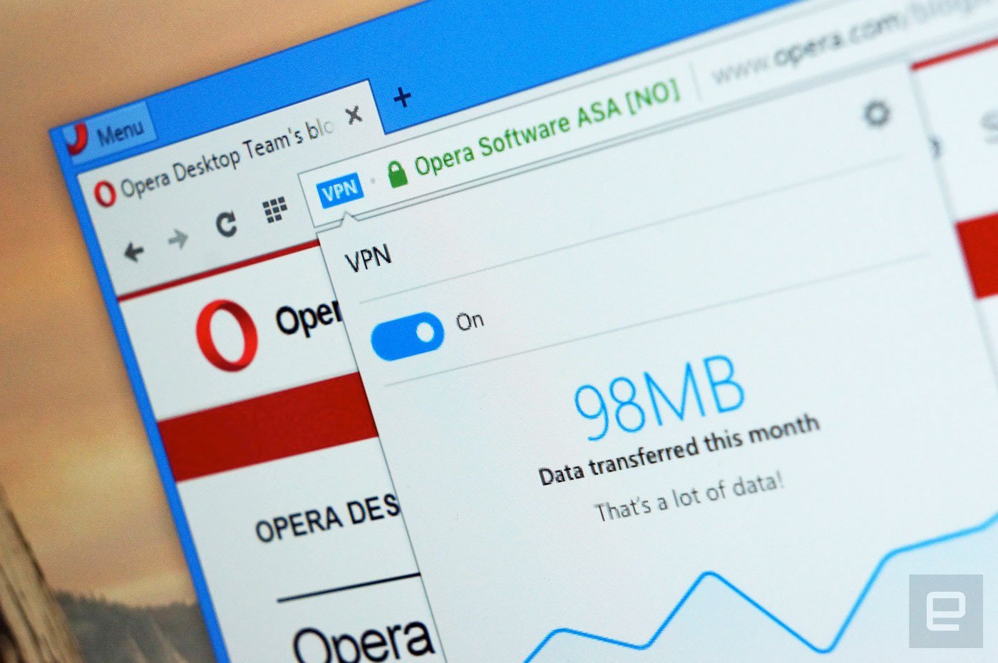 Мобильное приложение «Opera VPN» прекратило работу