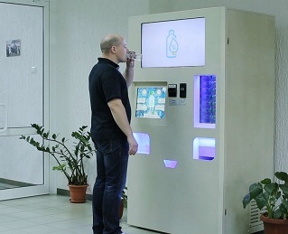 Создан уникальный автомат по продаже талой воды