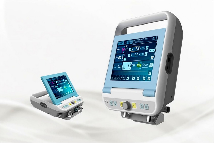Ростех разработал первый в России аппарат ИВЛ с функцией безопасной томографии
