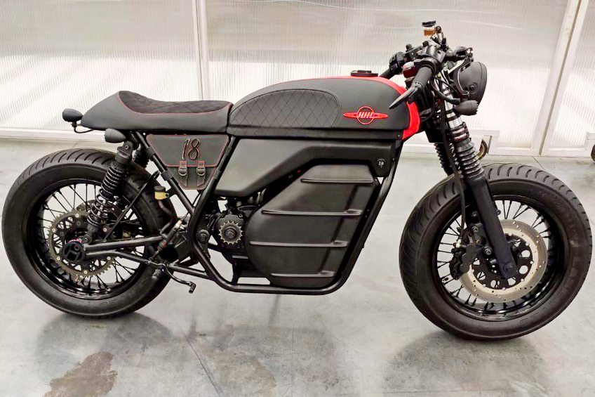«Калашников» представил прототип электрического мотоцикла в стиле «кафе-рейсер»