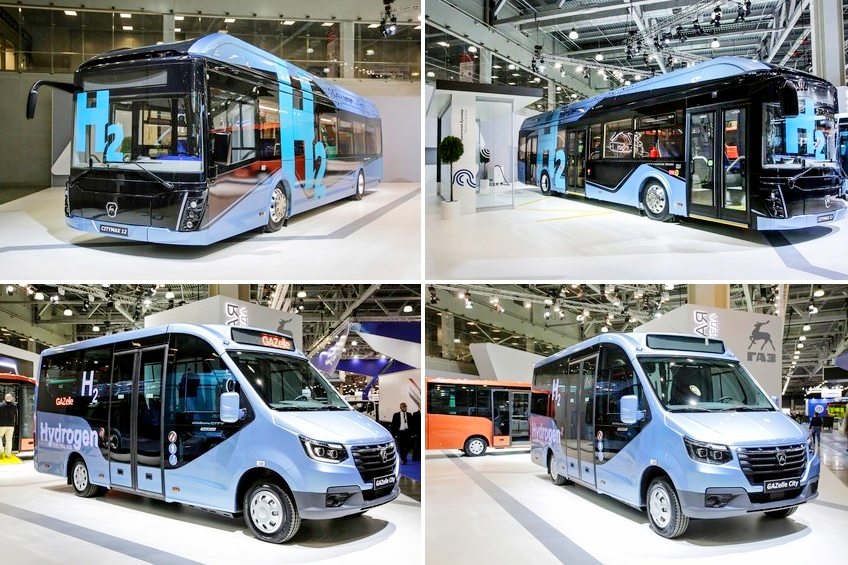 «ГРУППА ГАЗ» представляет на выставке COMTRANS электробусы на водородном топливе