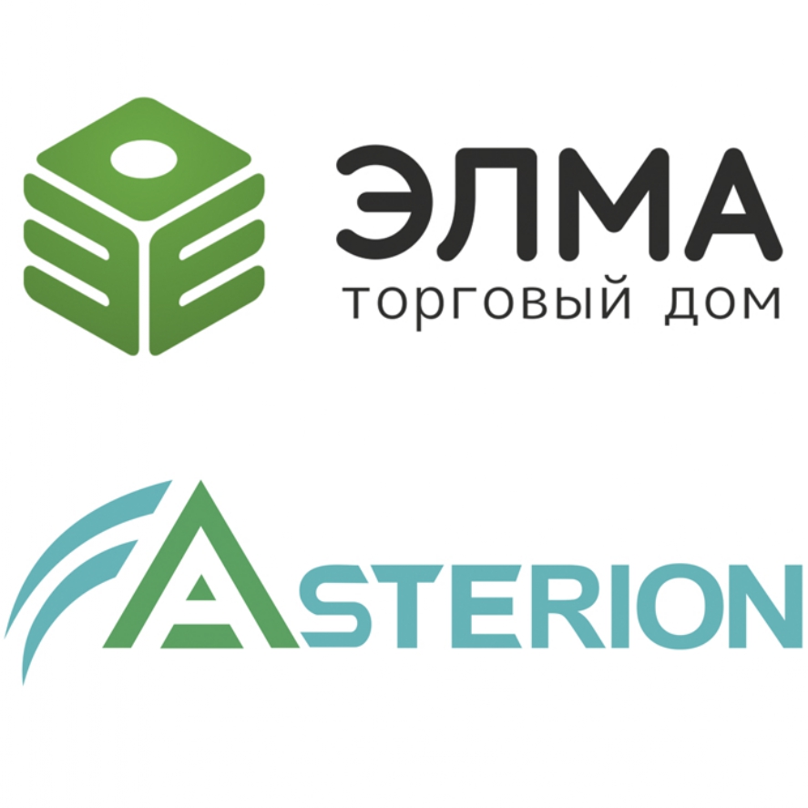 Логотип компании ГК Элма - Астерион